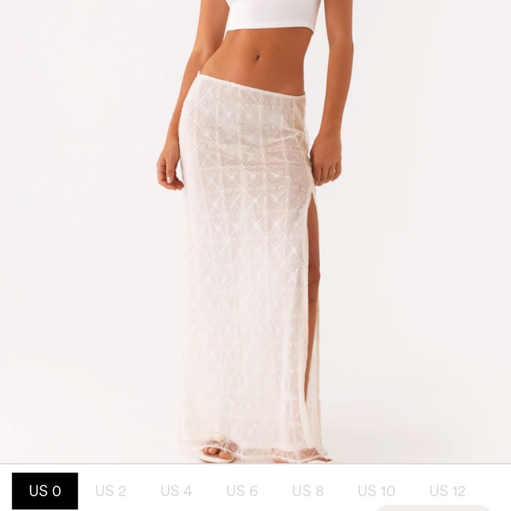 Peppermayo Opal Sequin Maxi Skirt